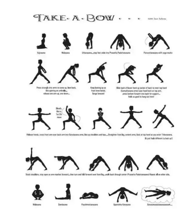 关于流瑜伽这篇集锦就够了附编排思路串联方法等级7套序列图