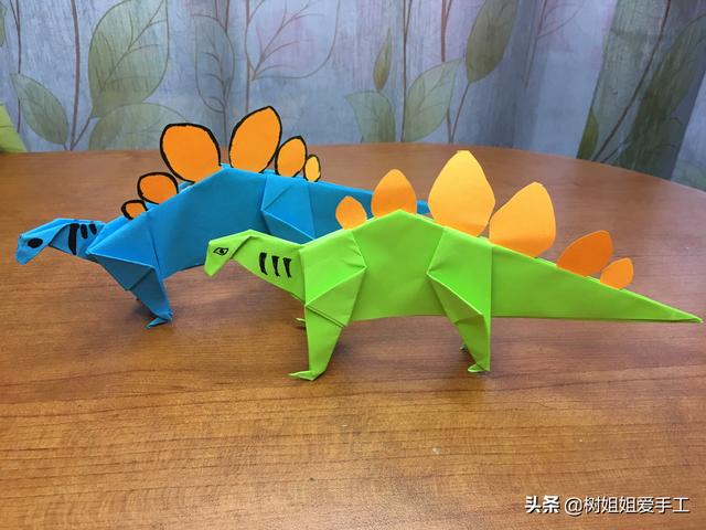 动物折纸剑龙一种巨大的草食性恐龙
