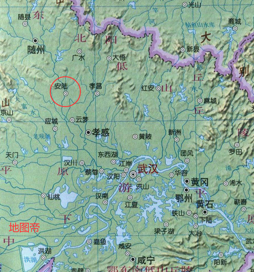 原創湖北安陸雖然名氣不大,但歷史上卻很重要