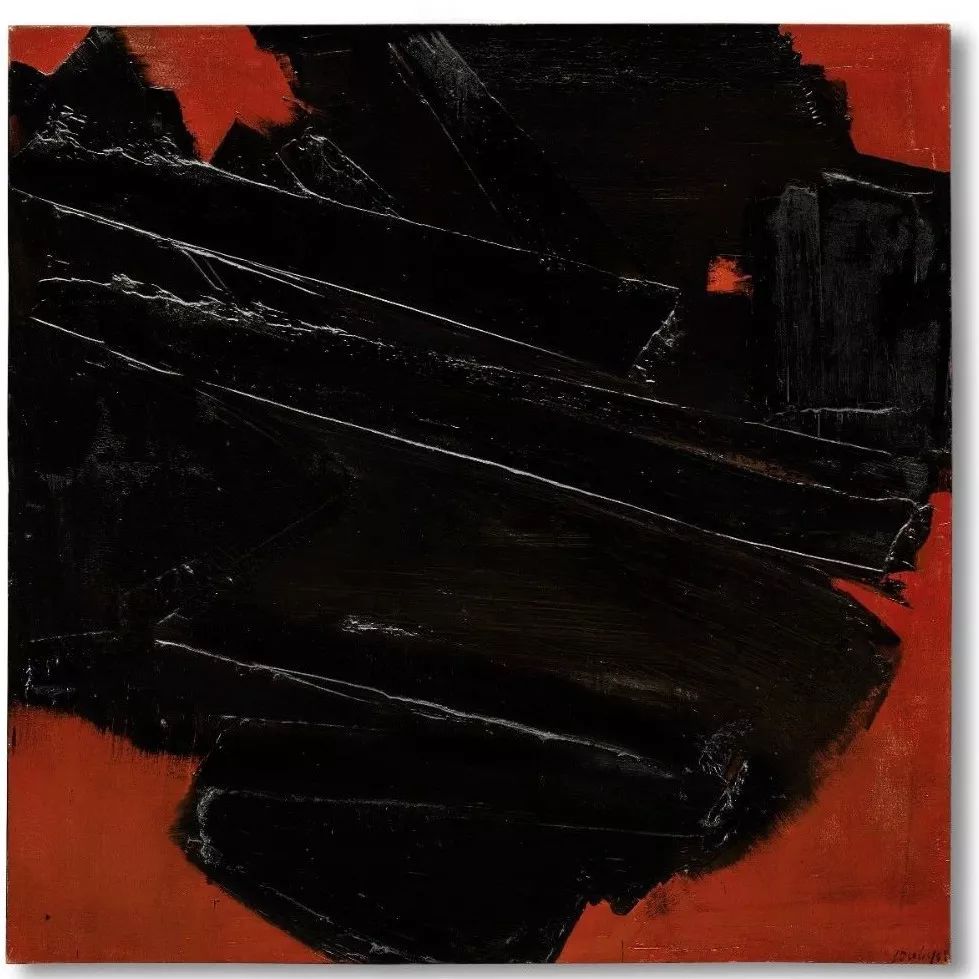 法国抽象艺术巨擘苏拉热soulages巨作来袭邦瀚斯
