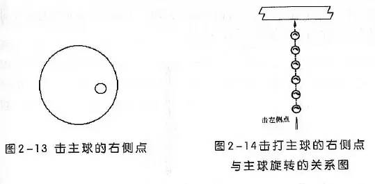 檯球主球的旋轉特徵