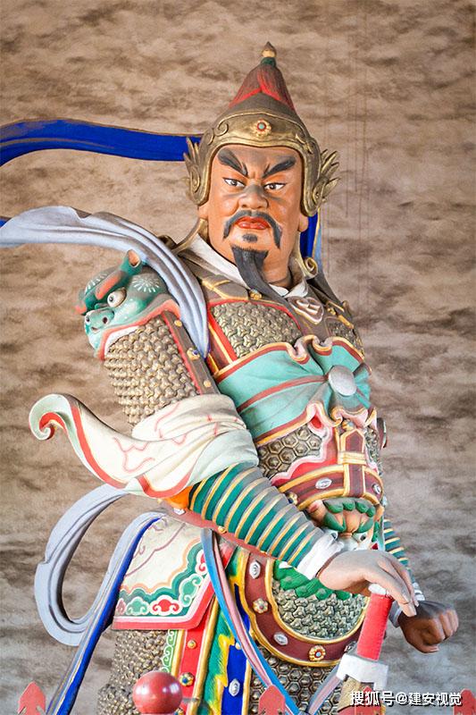 原创山西介休道教护法四大元帅他是宋朝真实人物还是佛教大鹏鸟转世