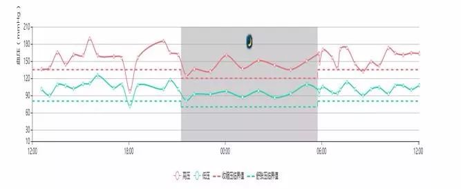 人体血压24小时走势图图片