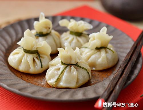 自制新年美食鲜肉福袋包子简单美味好吃易做孩子早餐最爱吃