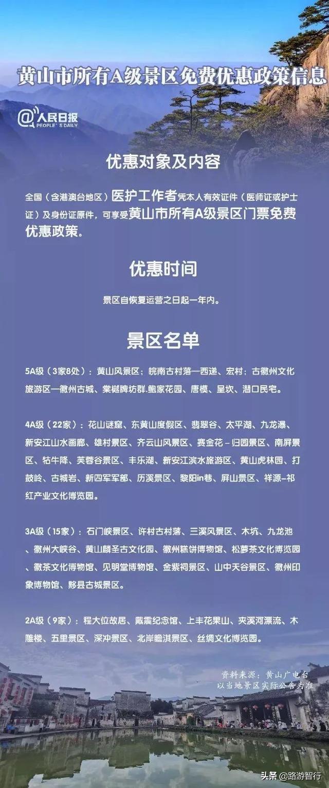 致敬所有的最美逆行者全国100景区将免费向医务人员开放