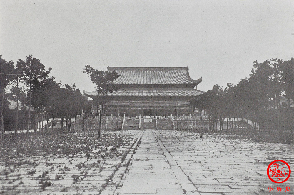 原创清末老照片南京古城风光明孝陵一片荒凉