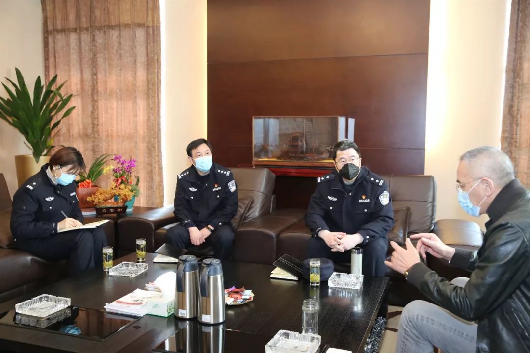 调研武进公安局经侦大队调研龙城复工情况