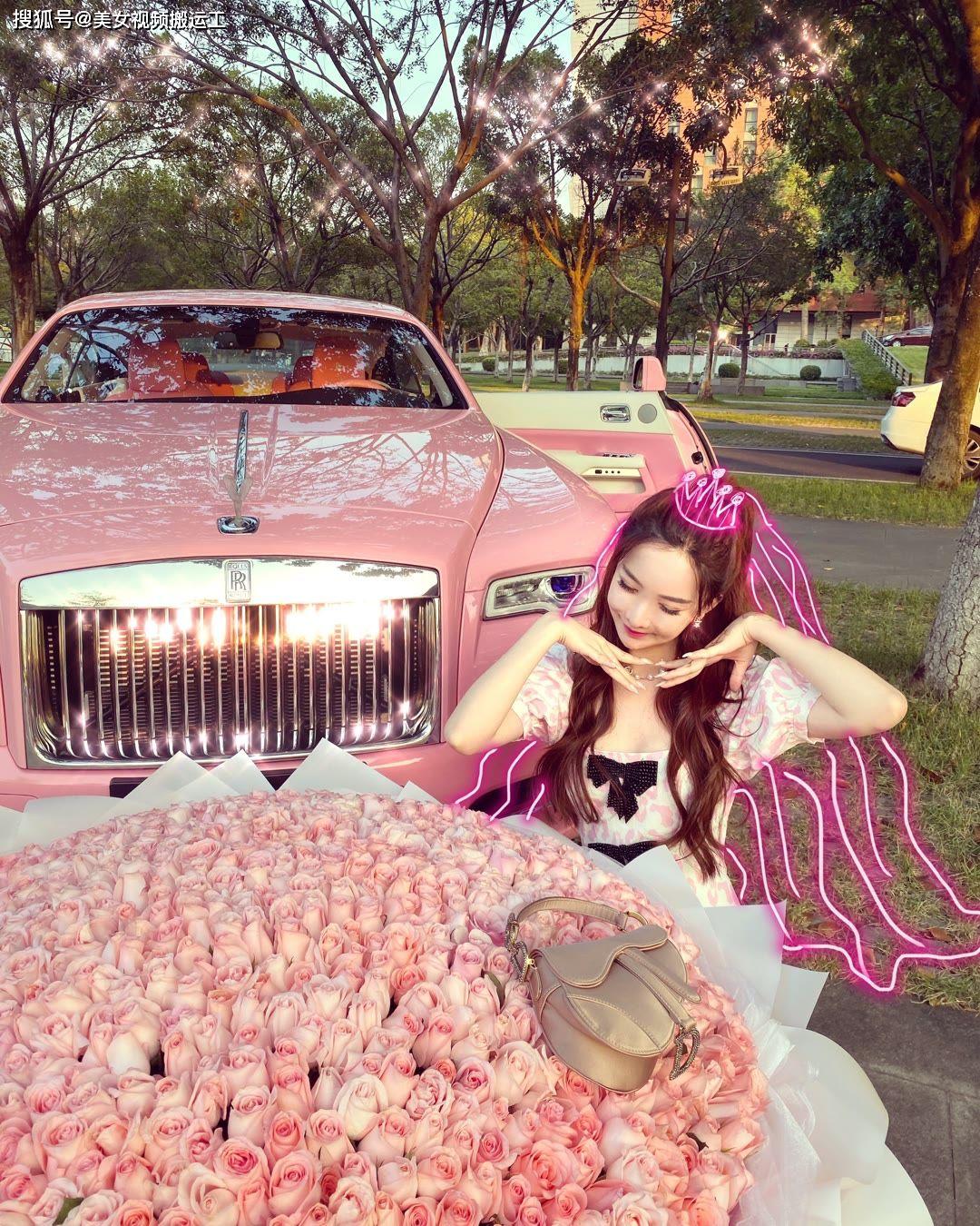 豪车配美女 网友:车豪人更美