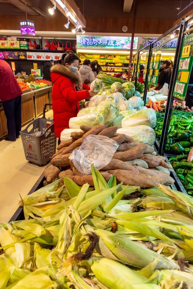 大荔:疫情下的菜篮子(组图)_爱家超市