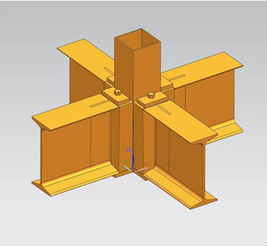 工字钢梁与立柱的结构技术最新的工字钢梁柱结构技术,与欧美金属结构