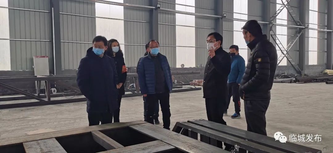 宋向党深入部分企业项目调研复工复产情况