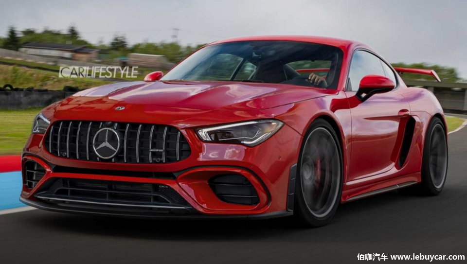 奔驰amg小型中置引擎跑车渲染假想图竞争保时捷cayman