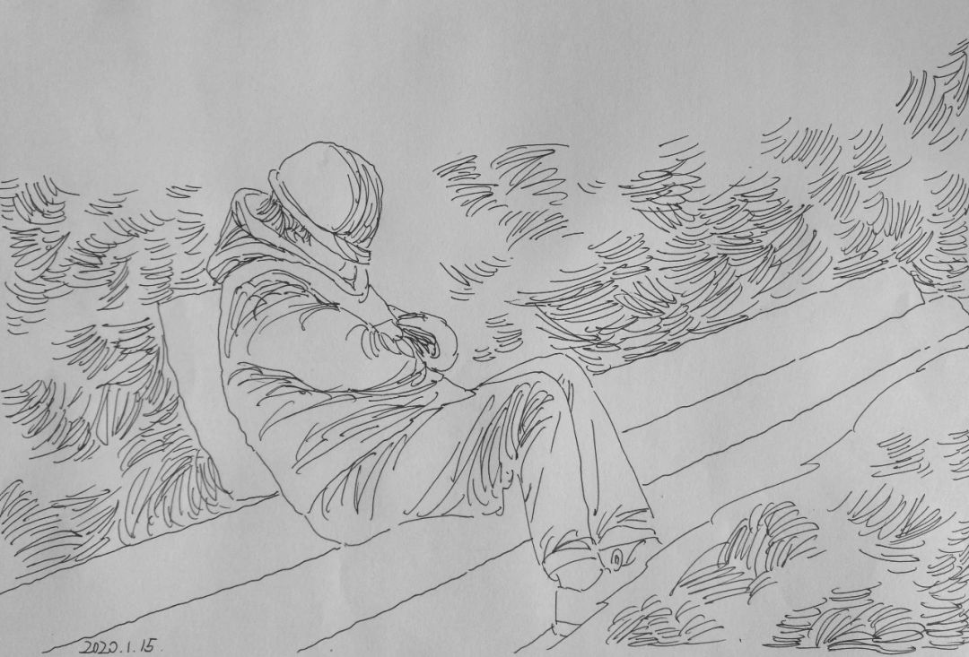 战疫艺援丨西京师生素笔画英雄走心声援②