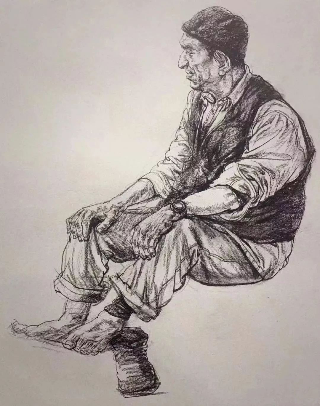 美术宝超级名师王朋飞不懂如何展现速写中的自然之美你得多看看他的画