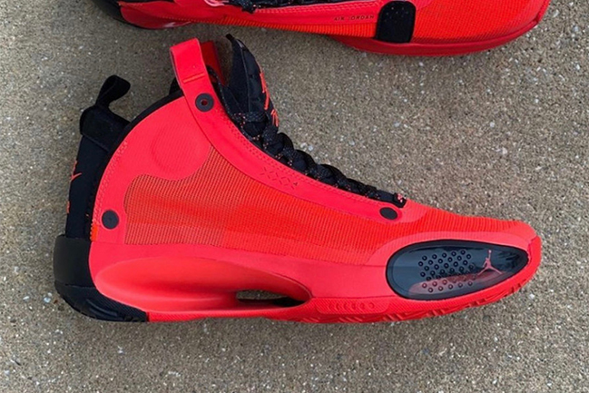 最惹眼的air jordan 34!经典黑红配色你可心动?