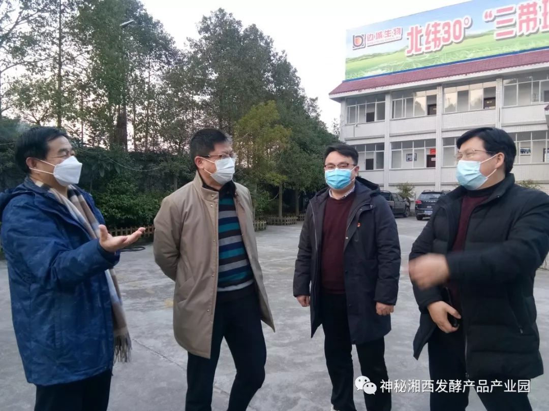 市纪委书记刘鸿宾调研边城生物公司疫情防控和复工复产