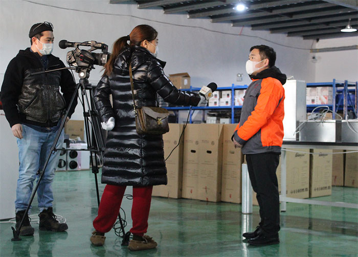 辽宁电视台采访丨直击通用空气复工争分夺秒抢产负压系统