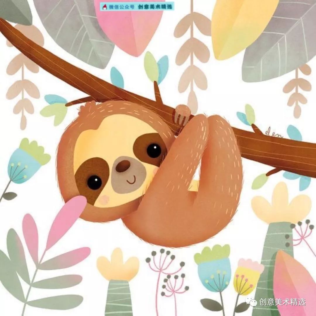 25张超可爱的动物插画,画出孩子眼中的童话世界_儿童