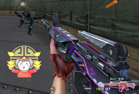 荣耀奖励再添新武器m4a1紫狱这英雄级外观着实令人心动
