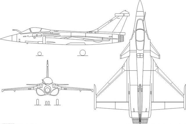 f-15战机三视图图片