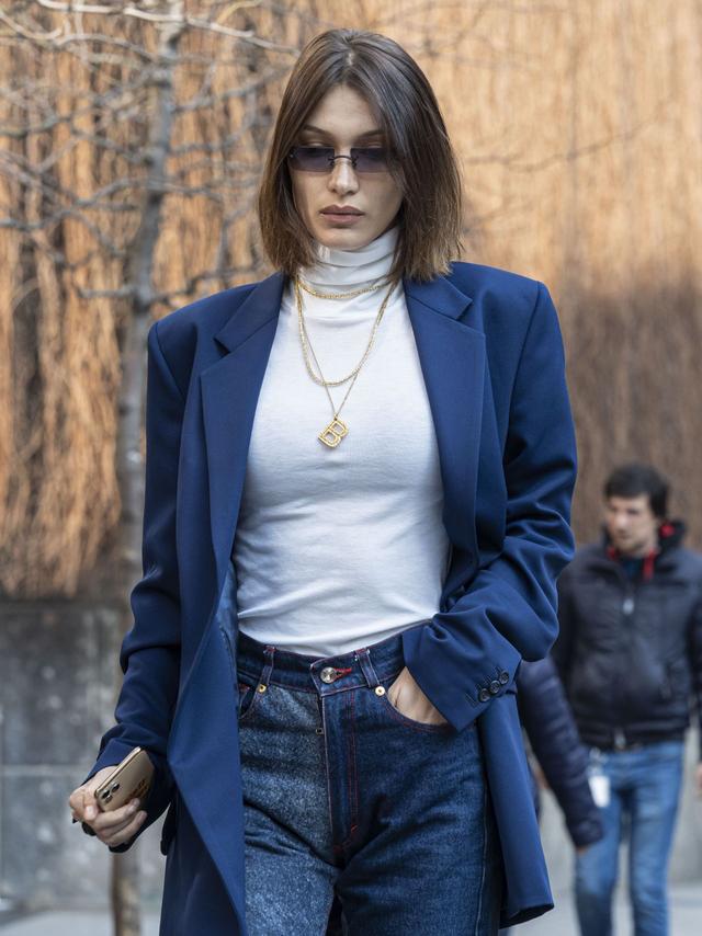 她的冷艳,让她更具魅力.贝拉·哈迪德(bella hadid)真是魅力不凡.