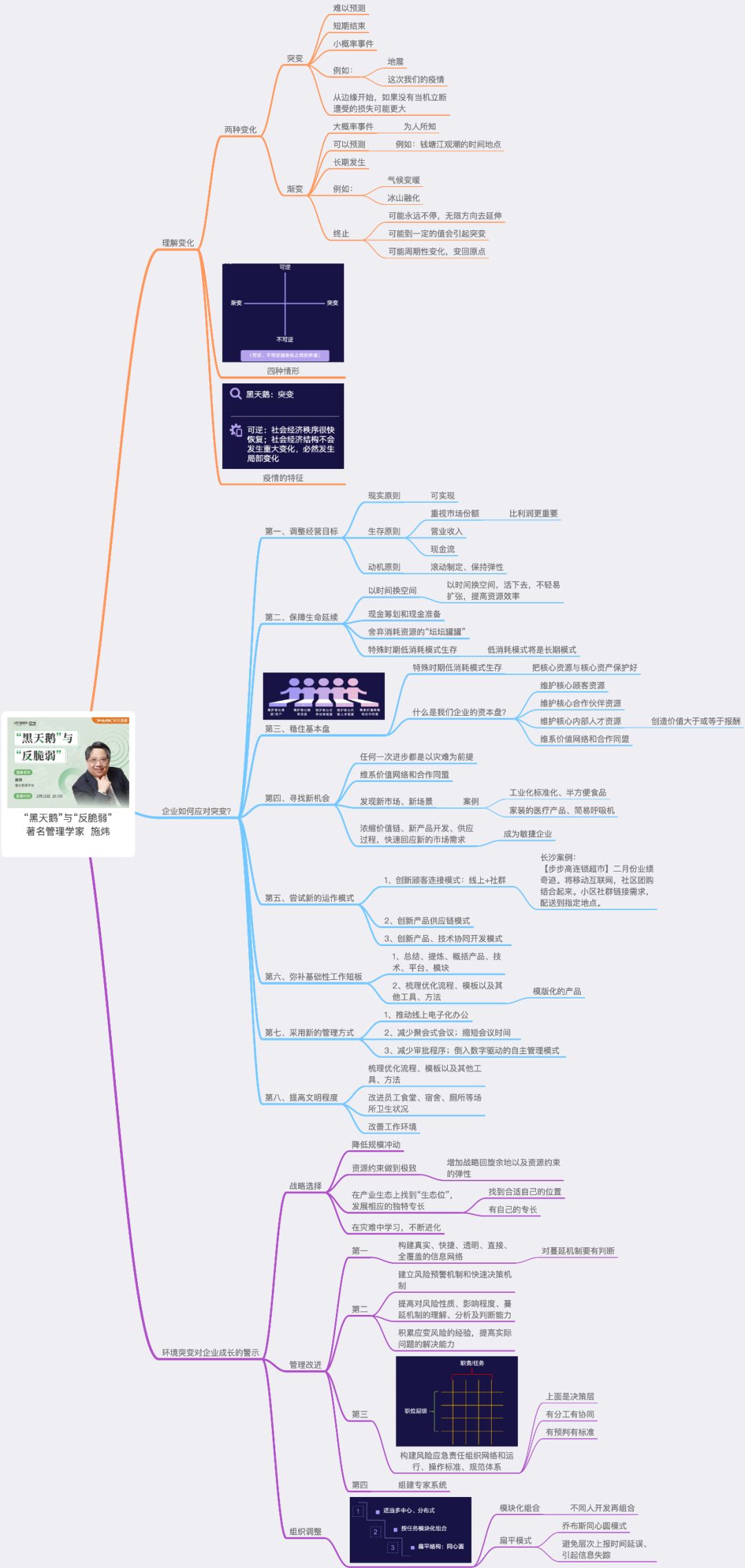 全程ppt和思維導圖黑天鵝與反脆弱環境突變下的企業生存和成長