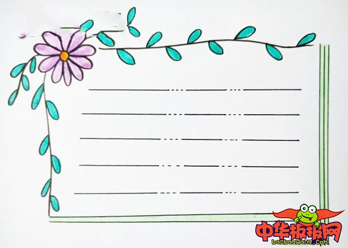 手抄报万能边框大全赶紧创作抗疫手抄报吧