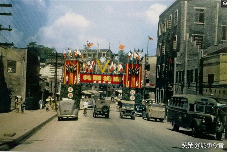 重庆珍档丨七十多年前的彩色重庆 你能想象是什么样的吗?_民国时期