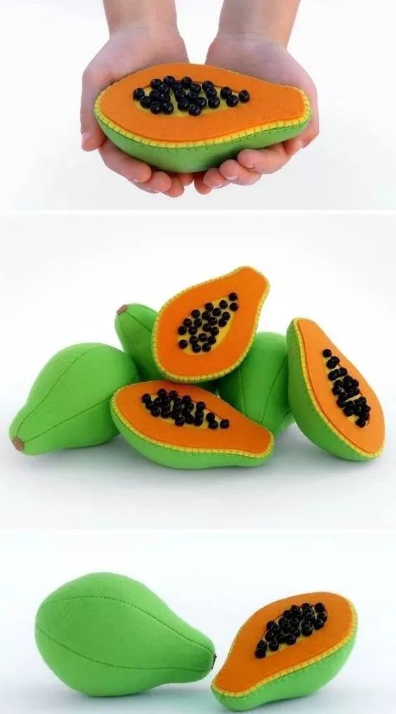 不织布做立体水果教程图片