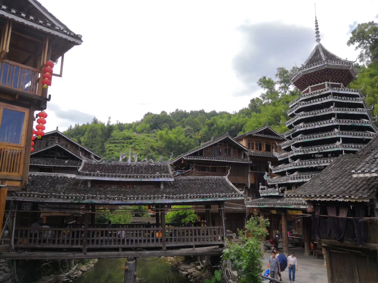 肇兴的侗寨实锤的布