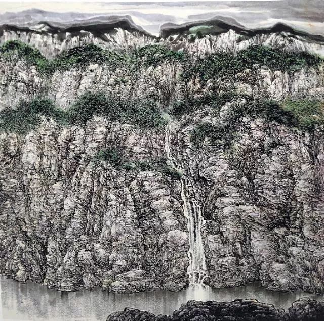 燕山畫派陳克永山水作品欣賞