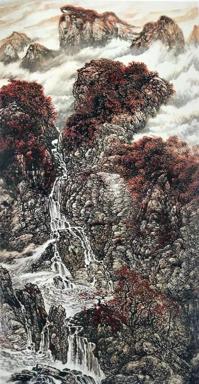 燕山画派陈克永山水作品欣赏