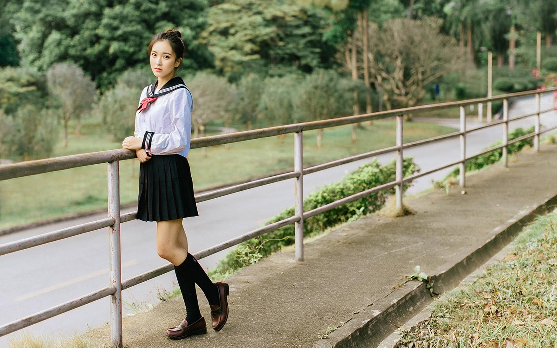 原创年轻又可爱的穿衣大法换上超级减龄的jk制服秒变日系高中生