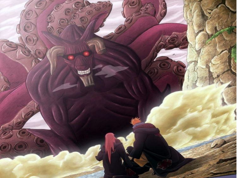 火影忍者八尾一生最丢人的战斗被人类一顿暴打负伤到如今