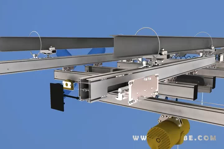 kbk鋁合金軌道組合式懸掛起重機系統