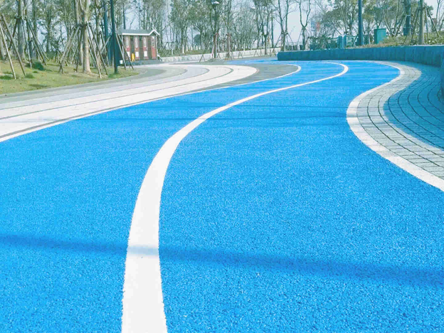 彩色透水混凝土会呼吸的路面!