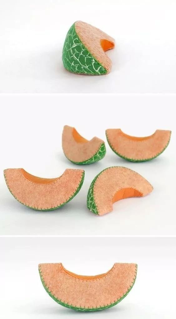 用不织布就能 diy 水果蔬菜(附教程)_进行