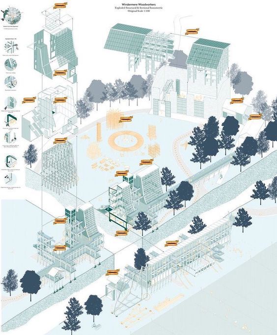 而且做起来时间也特别快~插画风现在是越来越流行了,效果图常用之外