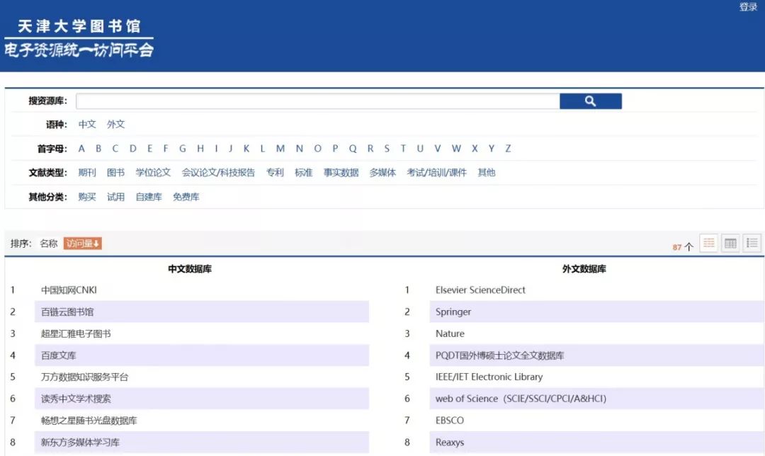 重磅图书馆电子资源统一访问平台eds升级上线全部资源尽在掌握
