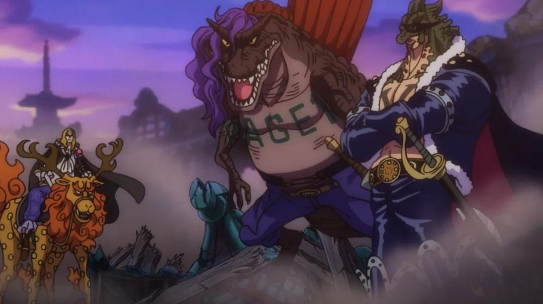 【海贼王】第923集:大妈海贼团强闯和之国,欲取路飞人头!