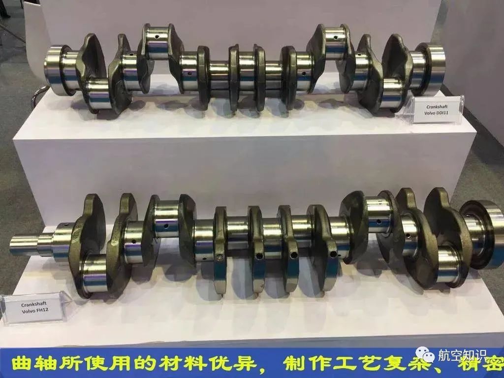 来自润滑系统主油道的压力机油,通过曲轴进入主轴颈和连杆轴颈之中