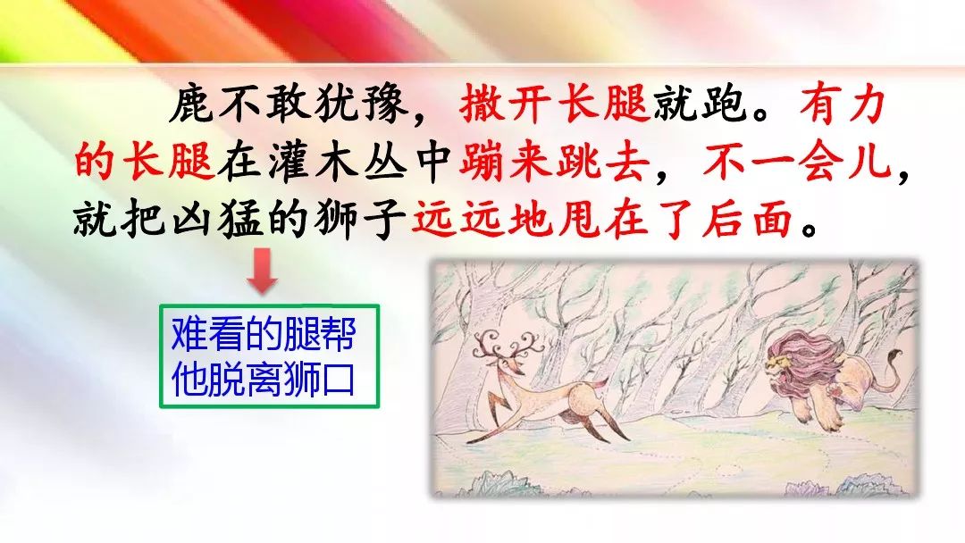 统编版三年级语文下册第7课美丽的鹿角微课知识点练习