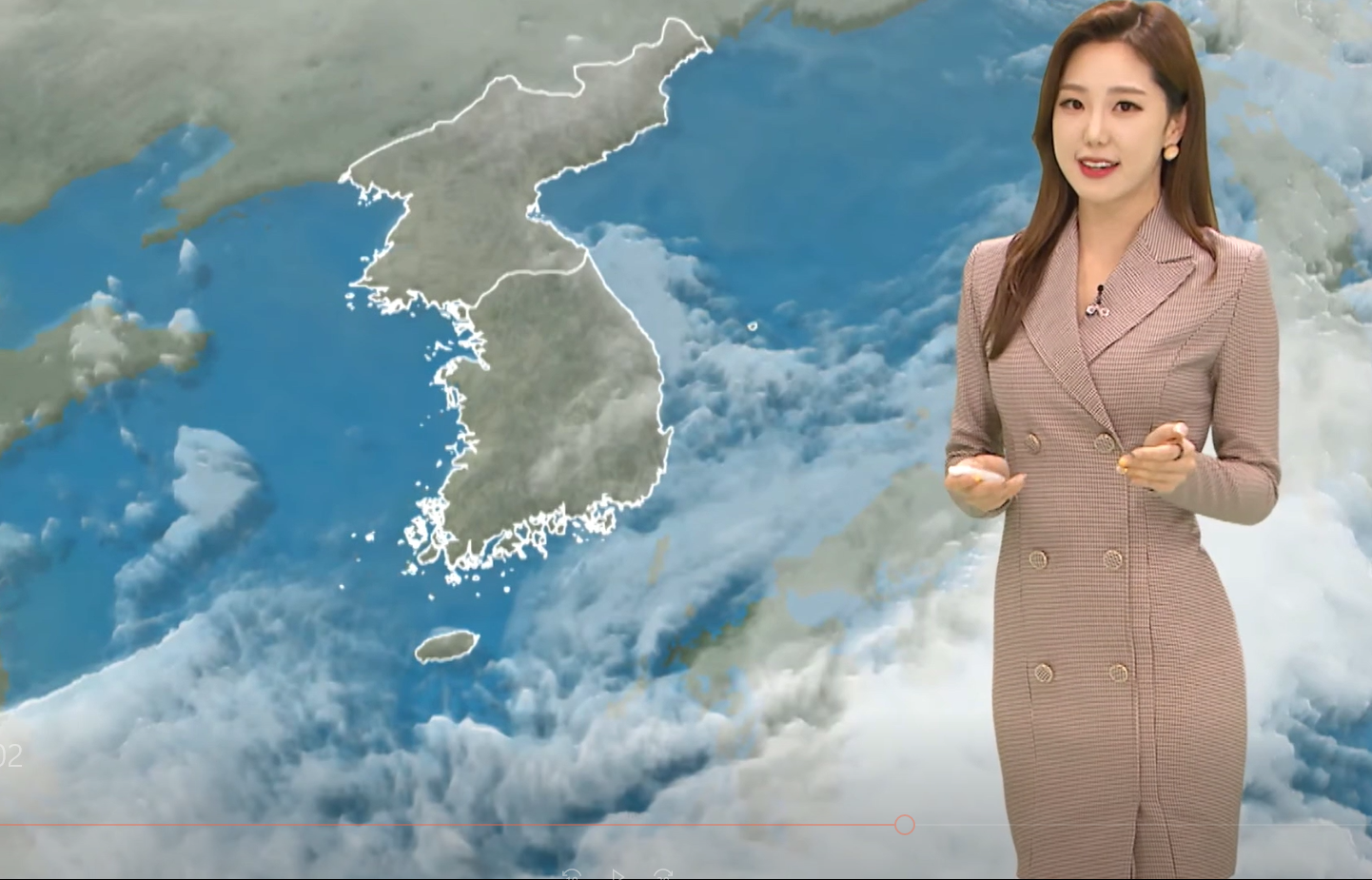 韩国天气(韩国天气预报一句话)