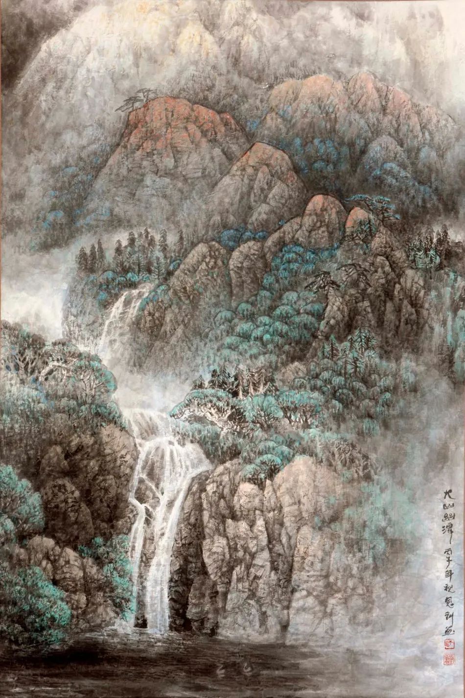 恢弘大气,雄劲苍茫|师恩钊的北派山水画