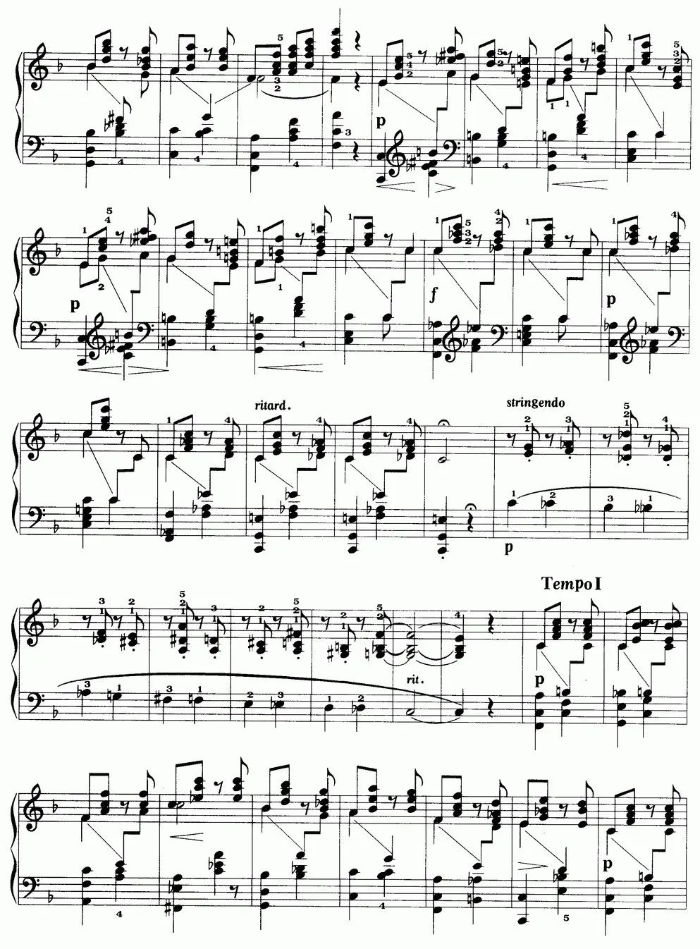 电子键盘大师公益课之f大调旋律