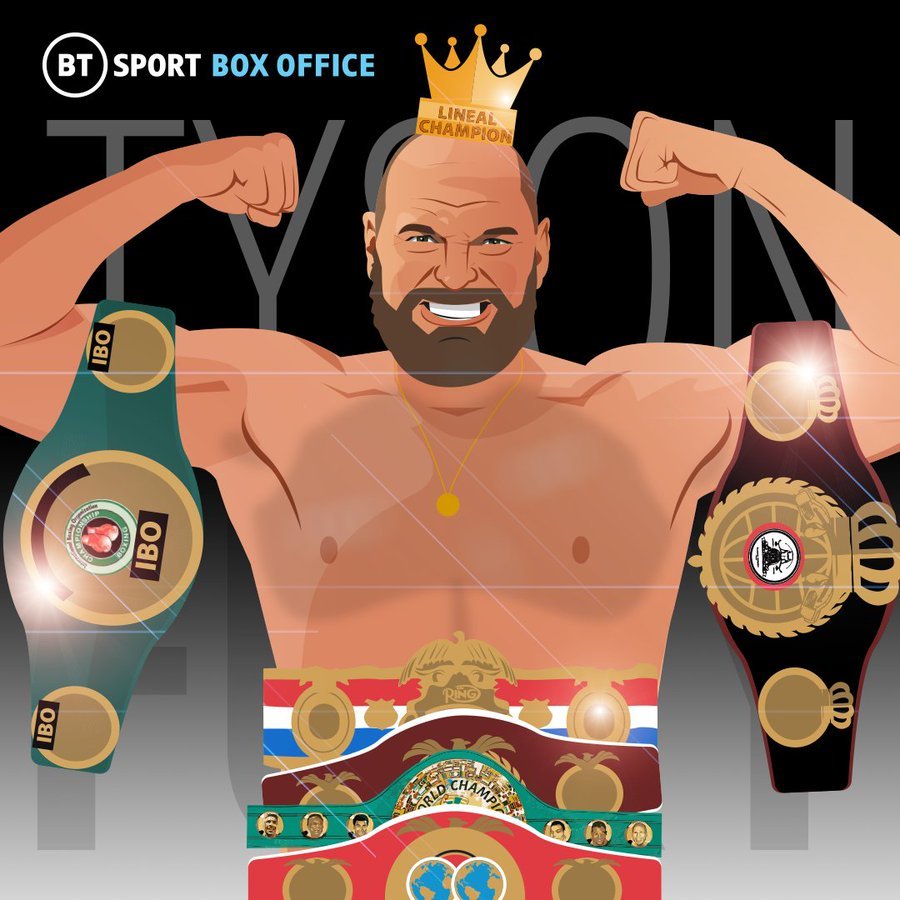 五花肉化身嗜血狂魔,集齐七条金腰带,泰森·富里创造了历史