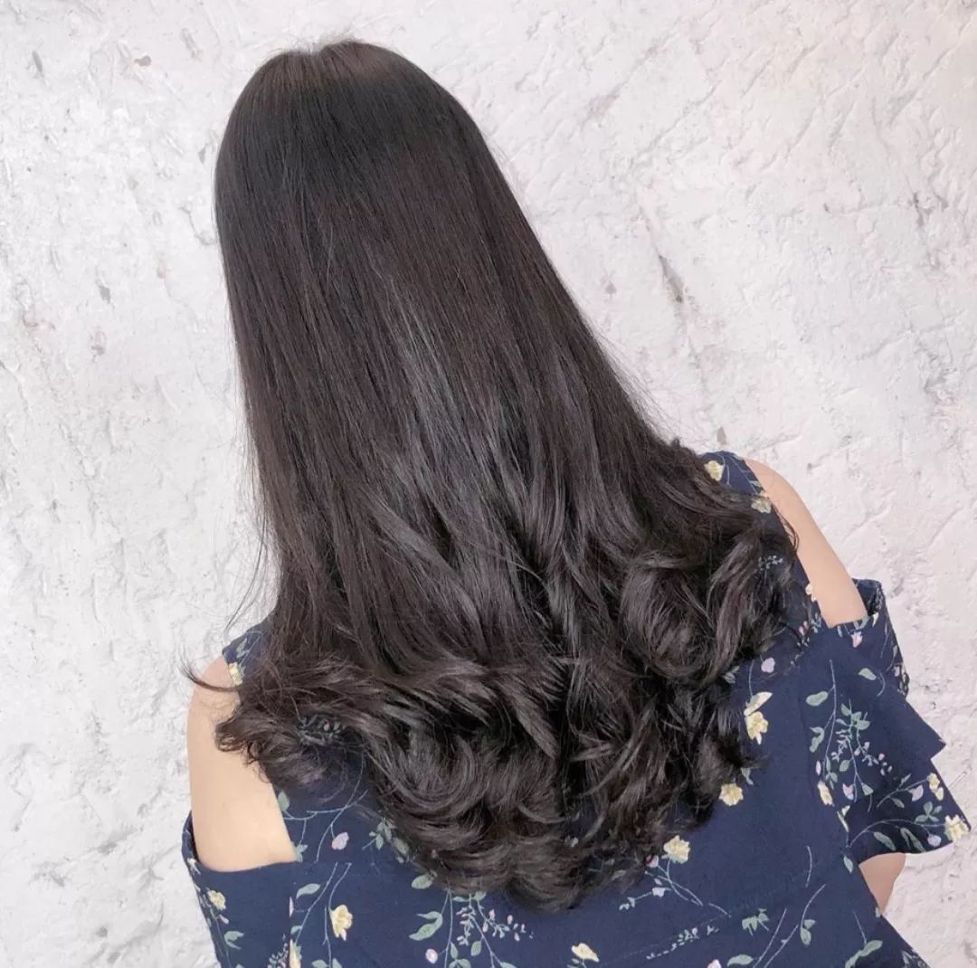 减龄还特别有朝气的发尾烫