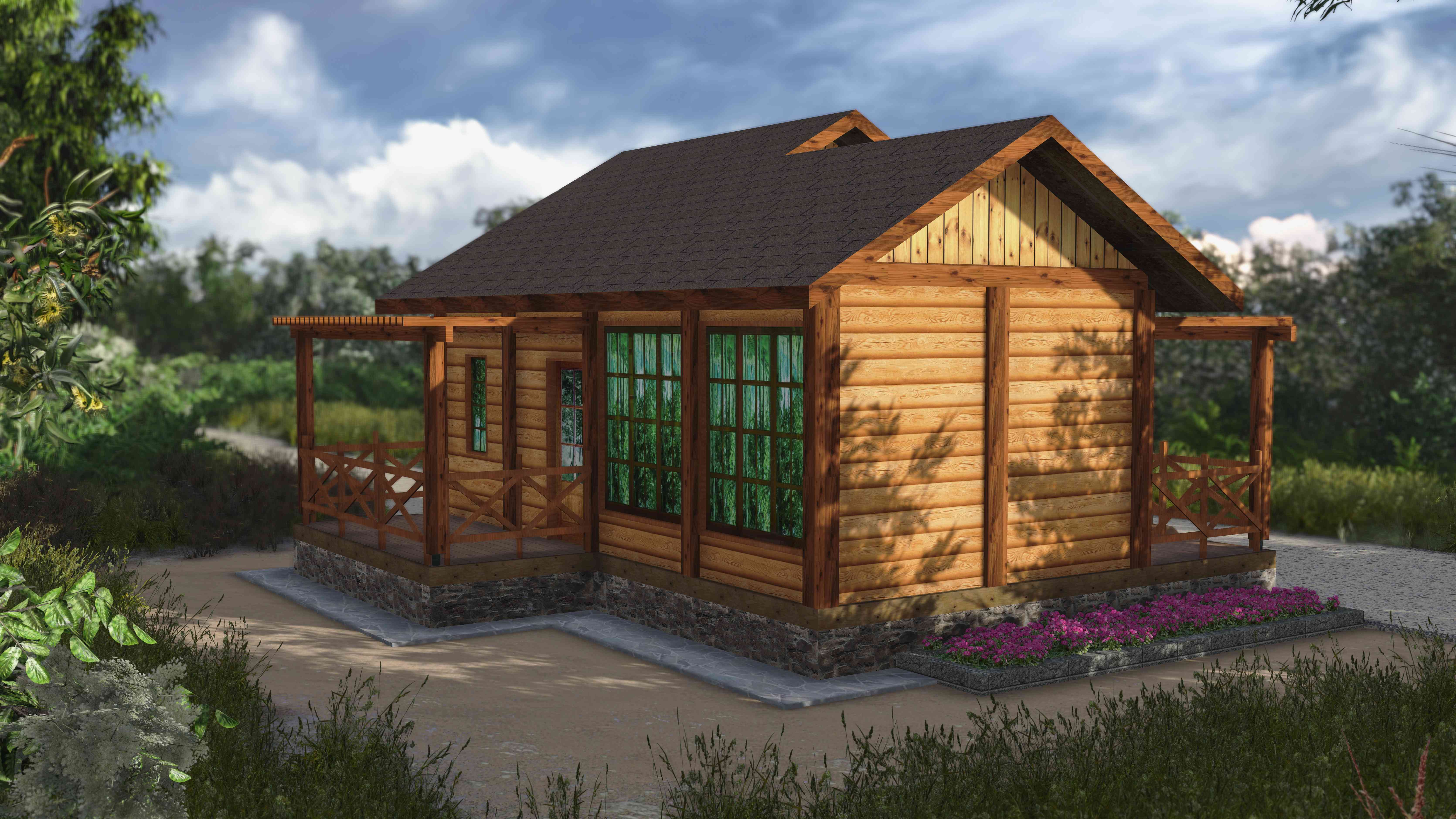 听说这样的木屋别墅仅需10万元一栋看了一眼后我震惊了