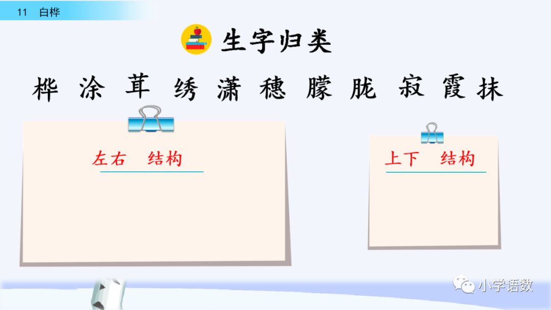 宅家语文课丨部编版四年级下册第11课《白桦》图文讲解