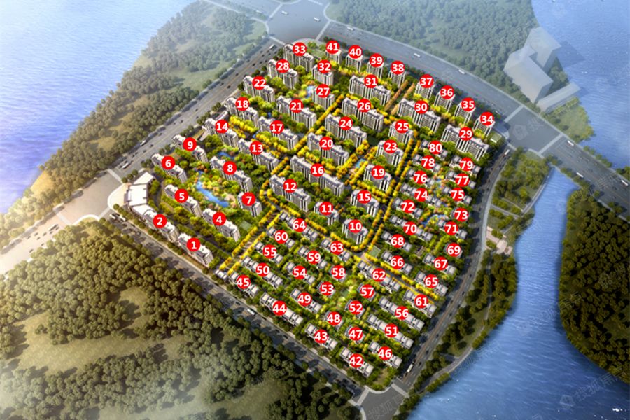 龙茂府(龙湖金茂·镜湖金茂逸墅)建面约 95 — 1